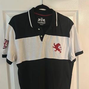 Express mens fitted polo XL mint!!!